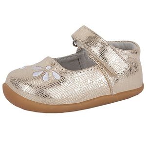 See Kai Run Infant Shoes Gold “Ginny” Size 3